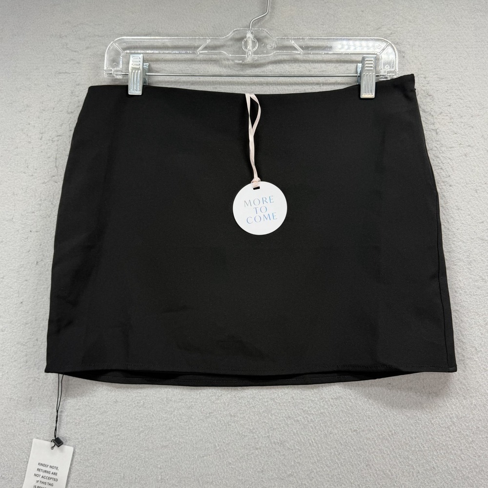 More To Come Classic Mini Skirt Womens Small S Black A-Lined Office Career NEW